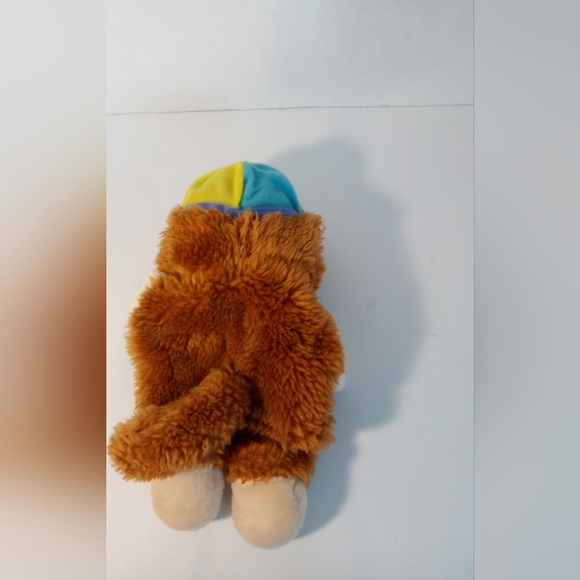 Vtg 1987 Early World of Learning Monkey Puppet Stuffed Animal Plush - Picture 5 of 9